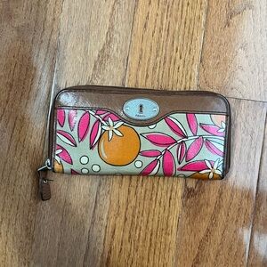 Fossil Orange Blossom Wallet